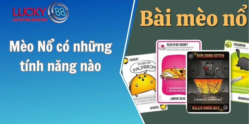 Cách chơi Mèo Nổ có những tính năng nào quan trọng