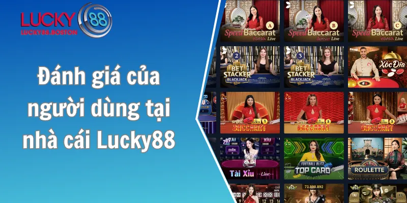 Đánh giá của người dùng tại nhà cái Lucky88
