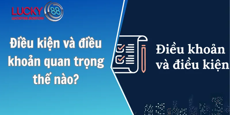 Điều kiện và điều khoản quan trọng thế nào?